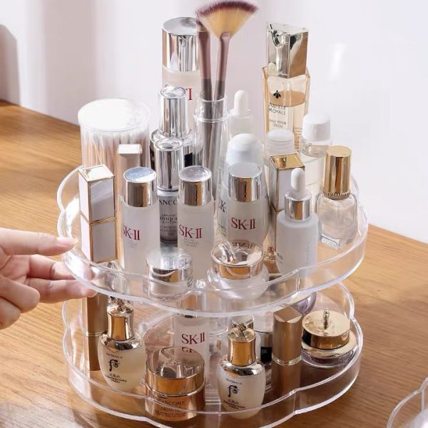 Rotating Makeup Skincare Organizer