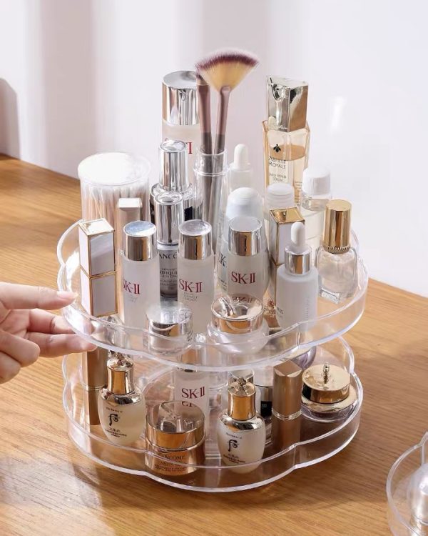 Rotating Makeup Skincare Organizer 3